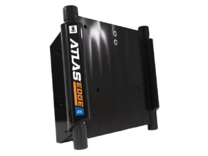 T-H Marine ATLAS&trade; EDGE 8" Set Back Hydraulic Jack Plate - Classic - Black