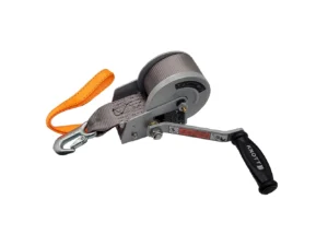 Load Rite Single-Speed Trailer Winch - 900lbs - 12' Strap - 7" Handle