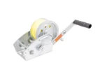 Load Rite Two-Speed Trailer Winch - 3200lbs - 25' Yellow Heavy Duty Strap