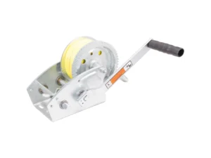Load Rite Two-Speed Trailer Winch - 3200lbs - 25' Yellow Heavy Duty Strap
