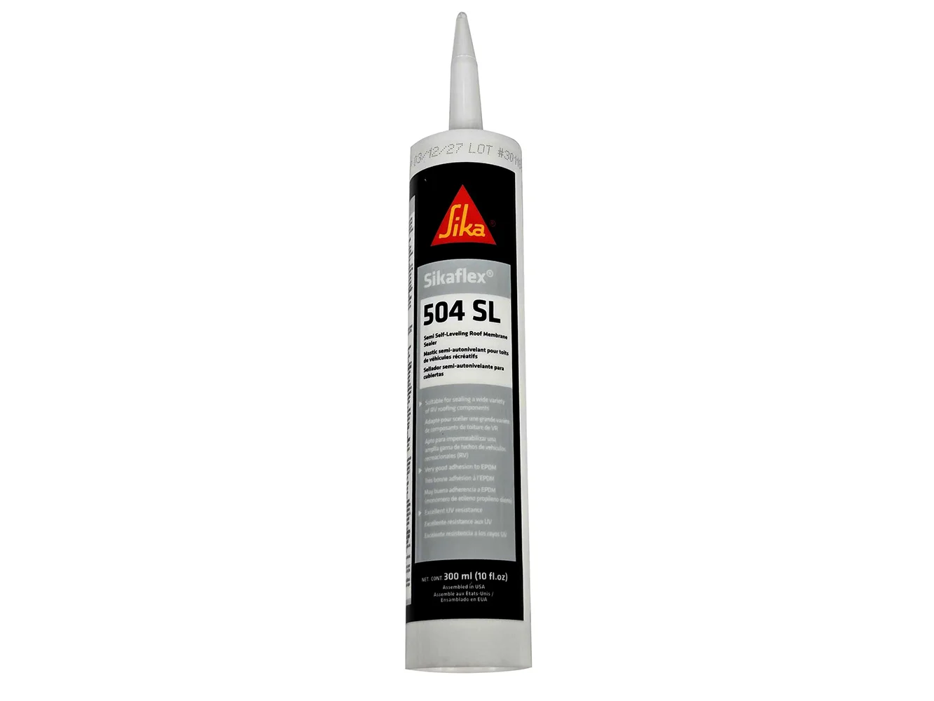 Sika Sikaflex®-504 SL Semi Leveling Roof Membrane Sealer - White - 300ml