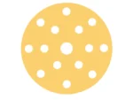 RUPES MULTIPURPOSE Paper Abrasive Discs 150mm (6") - 15 Holes - P80 Grit *Box of 100pcs