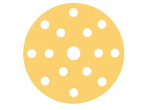 RUPES MULTIPURPOSE Paper Abrasive Discs 150mm (6") - 15 Holes - P80 Grit *Box of 100pcs