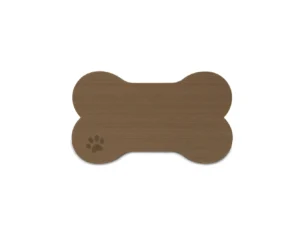 SeaDek Dog Bowl Mat - Cappuccino/Black - Medium - 12.5" x 24"