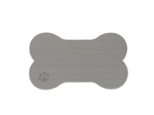 SeaDek Dog Bowl Mat - Storm Grey/Black - Large - 16.5" x 29.5"