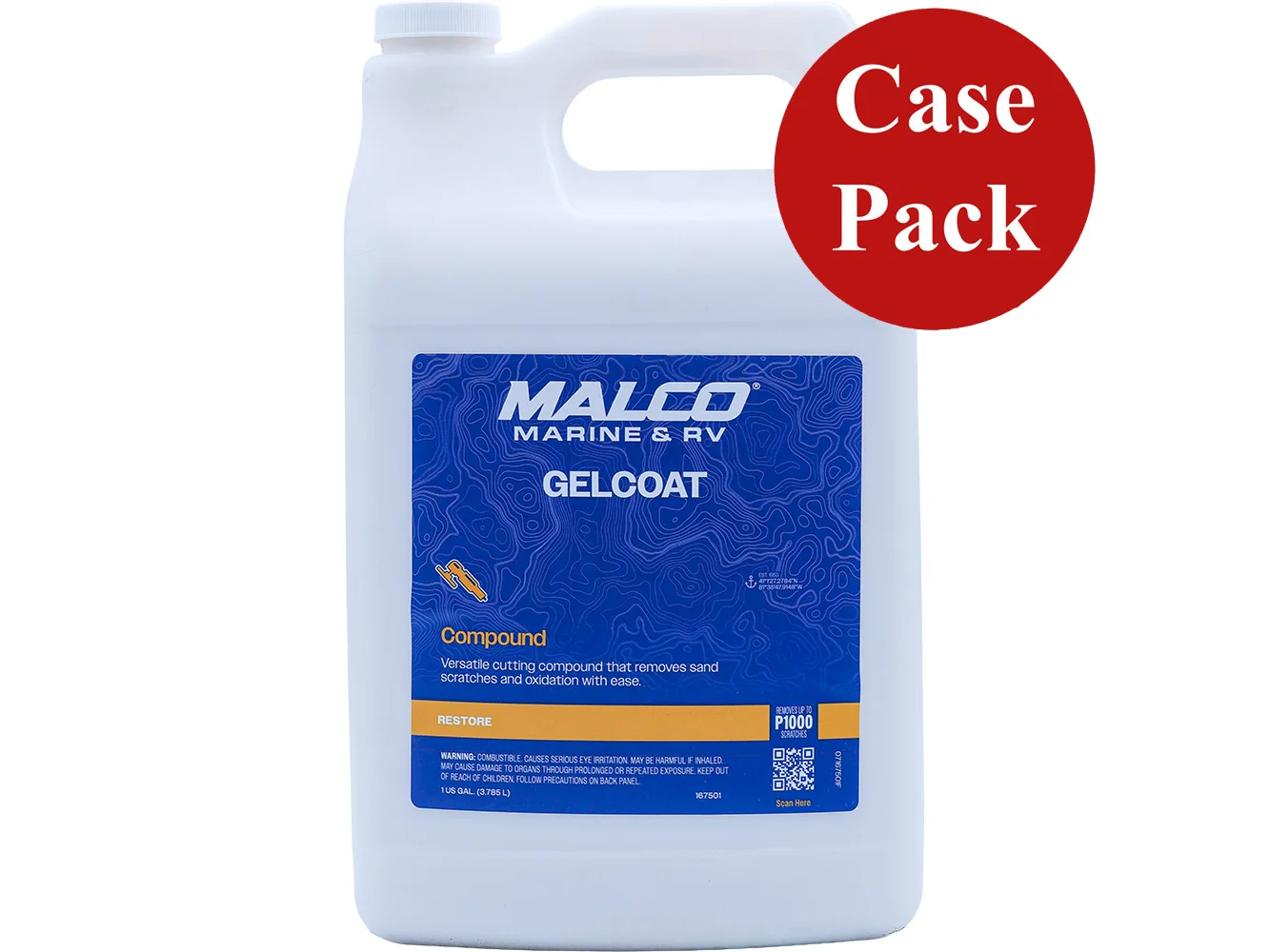 Malco GelCoat Compound - 1 Gallon *Case of 4