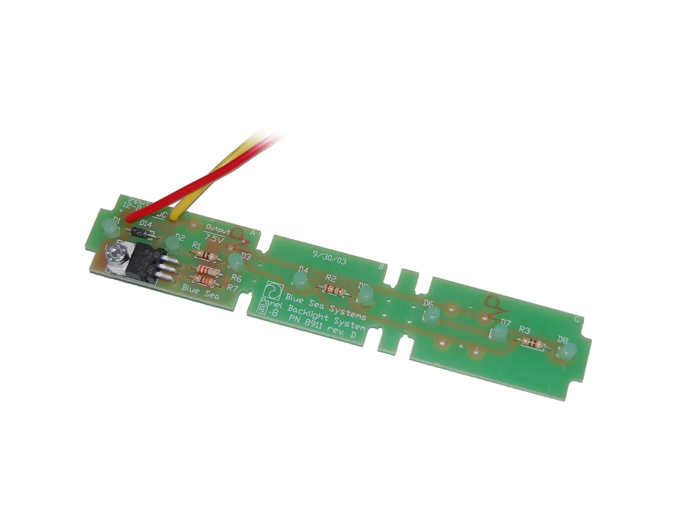 Blue Sea 8065 8/5/3 Position Label Backlight System
