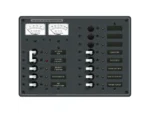 Blue Sea 8076 AC Main +11 Positions Toggle Circuit Breaker Panel - White Switches