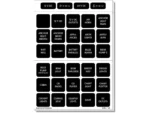 Blue Sea 4218 Square Format Label Set for Battery Management Panels - 30