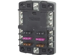 Blue Sea 5030 ST Blade Fuse Block w/o Cover - 6 Circuit w/Negative Bus