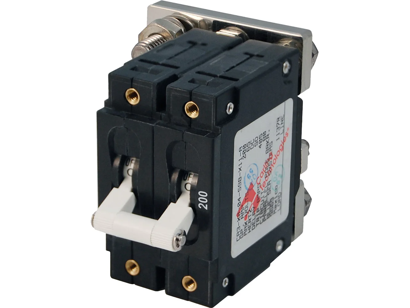 Blue Sea 7269 200A Double Pole Circuit Breaker