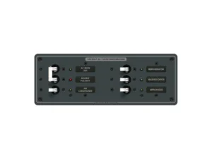 Blue Sea 8099 AC Main +4 Positions Toggle Circuit Breaker Panel  (White Switches)