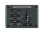 Blue Sea 8361 AC Rotary Switch Panel 65 Ampere 3 Positions + OFF, 3 Pole