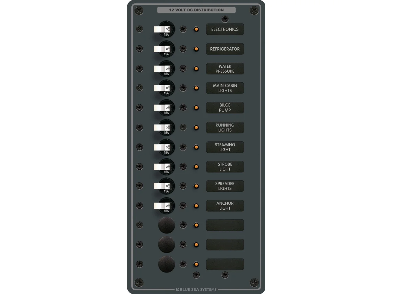 Blue Sea 8376 Panel DC 13 Position Vertical