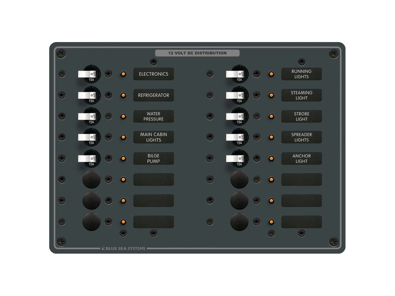 Blue Sea 8377 Panel DC 16 Position