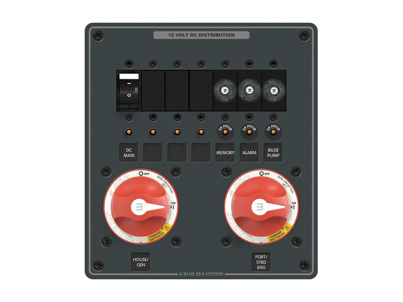 Blue Sea 8689 m-Series Dual Circuit Plus 2 of PN 6011