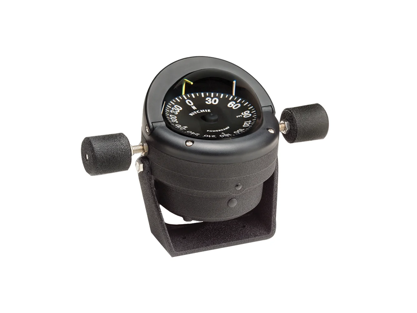 Ritchie HB-845 Helmsman Steel Boat Compass - Bracket Mount - Black