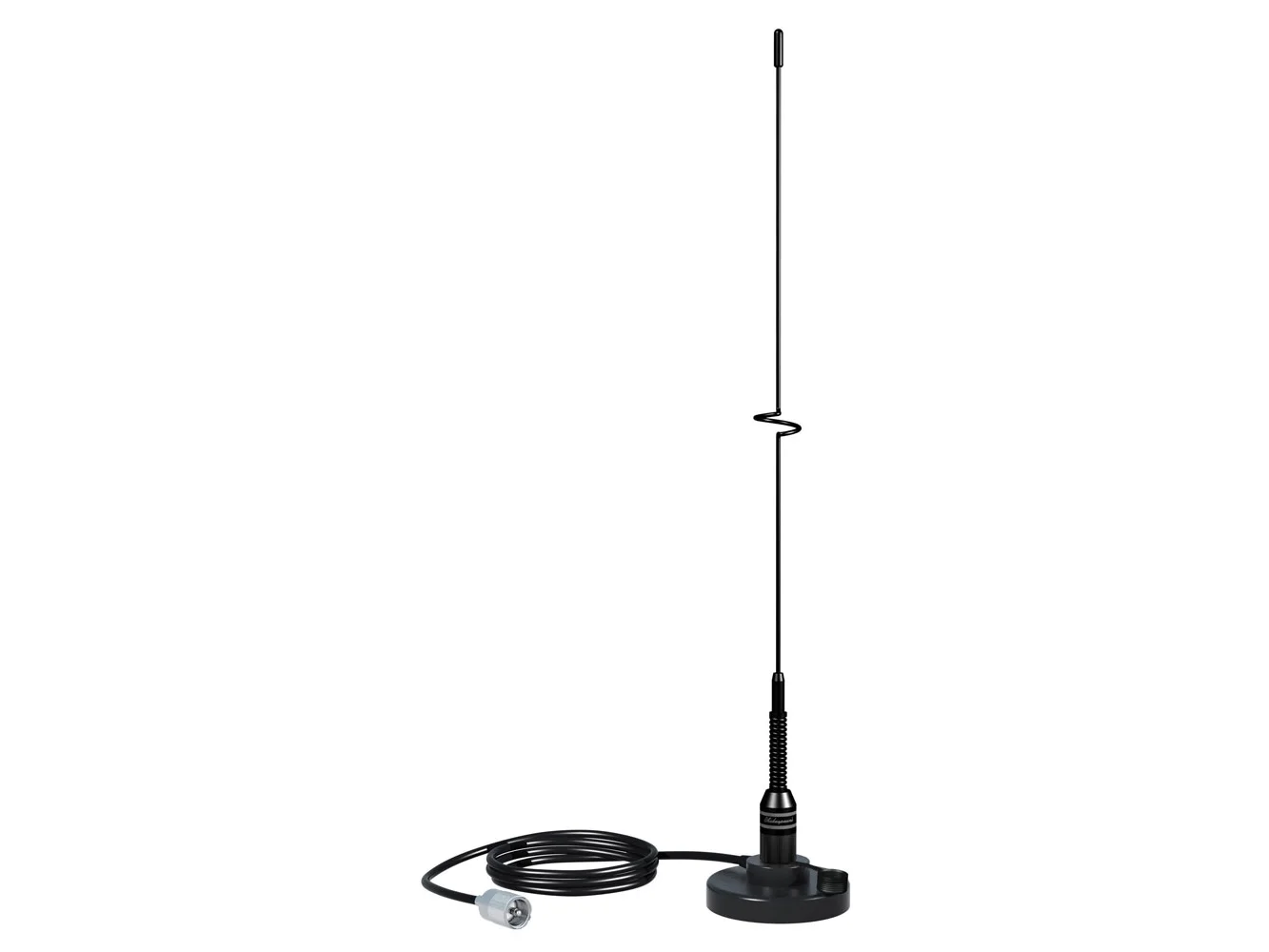 Shakespeare VHF 19" 5218 Black SS Whip Antenna - Magnetic Mount