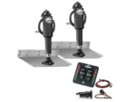 Lenco 9" x 9" Standard Trim Tab Kit w/LED Indicator Switch Kit 12V