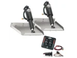 Lenco 12" x 18" Edgemount Trim Tab Kit w/LED Indicator   Switch Kit 12V