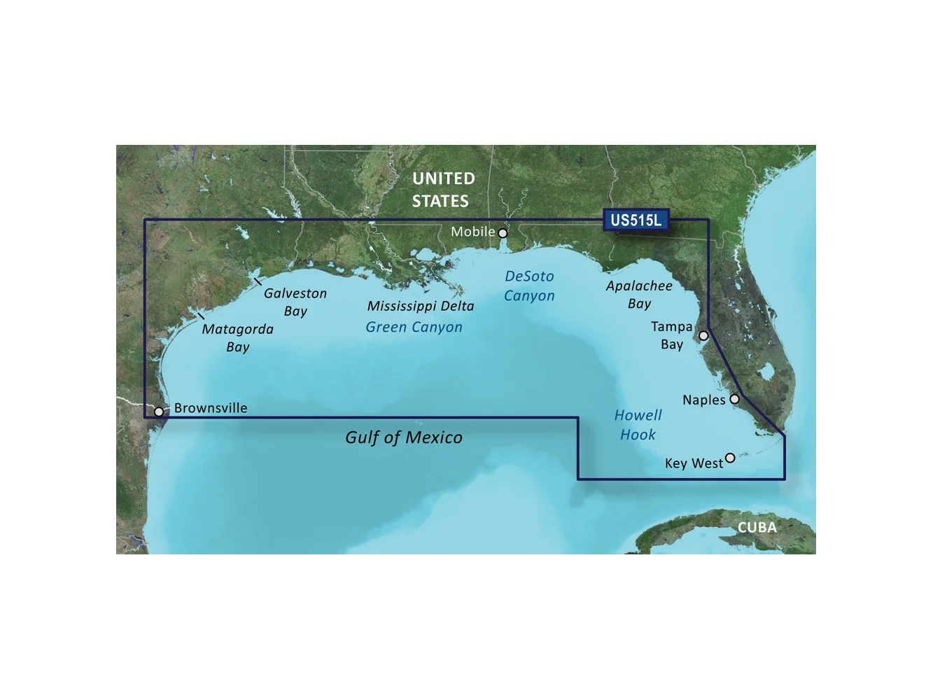 Garmin BlueChart® g3 Vision® HD - VUS515L - Brownsville - Key Largo - microSD™/SD™
