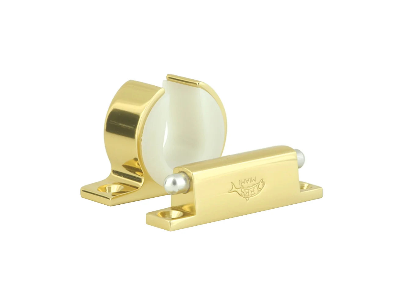 Lee's Rod and Reel Hanger Set - Penn International 50VSW, 50TW, 50SW - Bright Gold