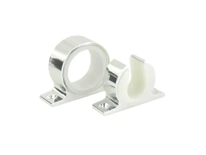 Lee's Single Rod Rack Set - Bright Silver Finish
