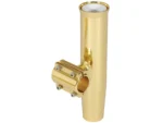 Lee's Clamp-On Rod Holder - Gold Aluminum - Horizontal Mount - Fits 1.315" O.D. Pipe