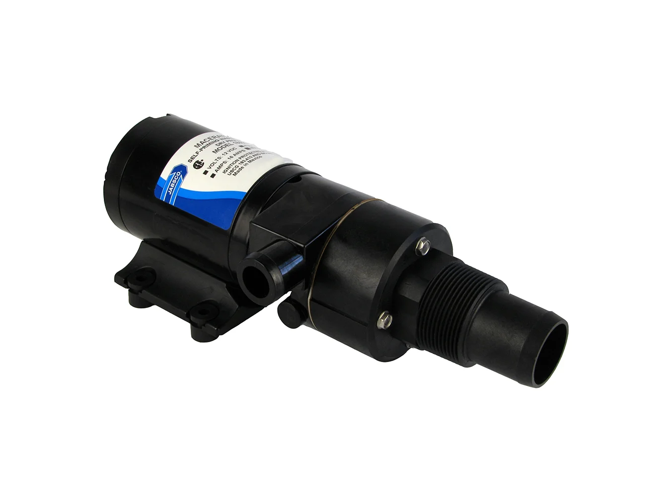 Jabsco Sealed Macerator Self-Priming Pump 12V