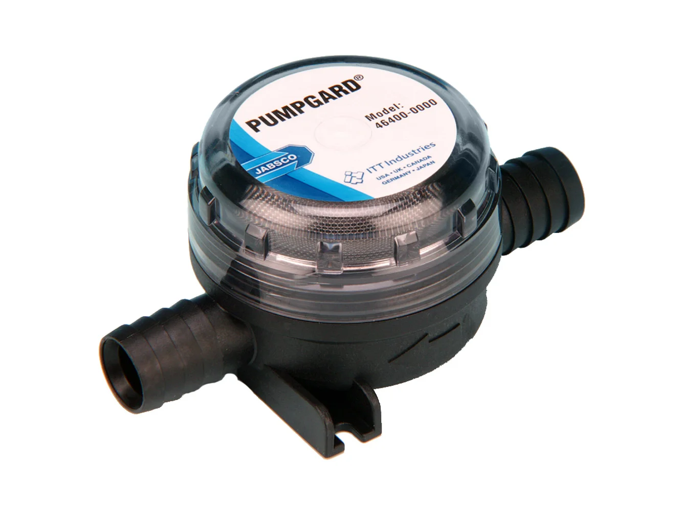 Jabsco Pumpgard In-Line Strainer 3/4" Barb (Low Profile)