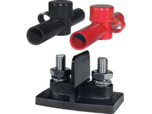 Blue Sea 2017 Dual PowerPost Cable Connectors - 2 x 3/8"