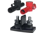 Blue Sea 2018 Dual PowerPost Cable Connectors - 1 X 5/16" - 1 X 3/8"