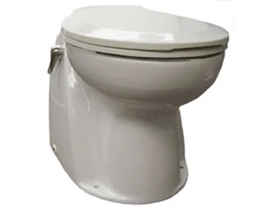 Raritan Atlantes Freedom® w/ Vortex-Vac - Household Style - White - Freshwater Solenoid - Smart Toilet Control - 12v