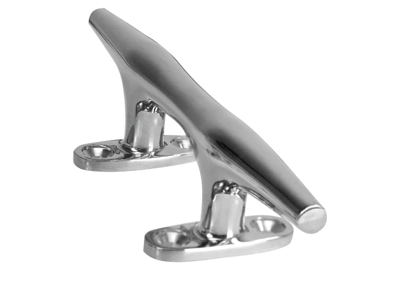 Whitecap Heavy Duty Hollow Base Stainless Steel Cleat - 8"