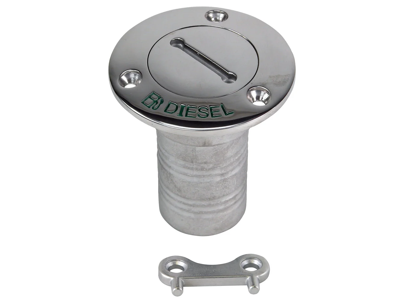 Whitecap Hose Deck Fill - 2" Hose - Diesel