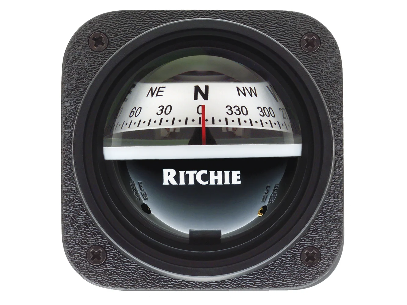 Ritchie V-537W Explorer Compass - Bulkhead Mount - White Dial