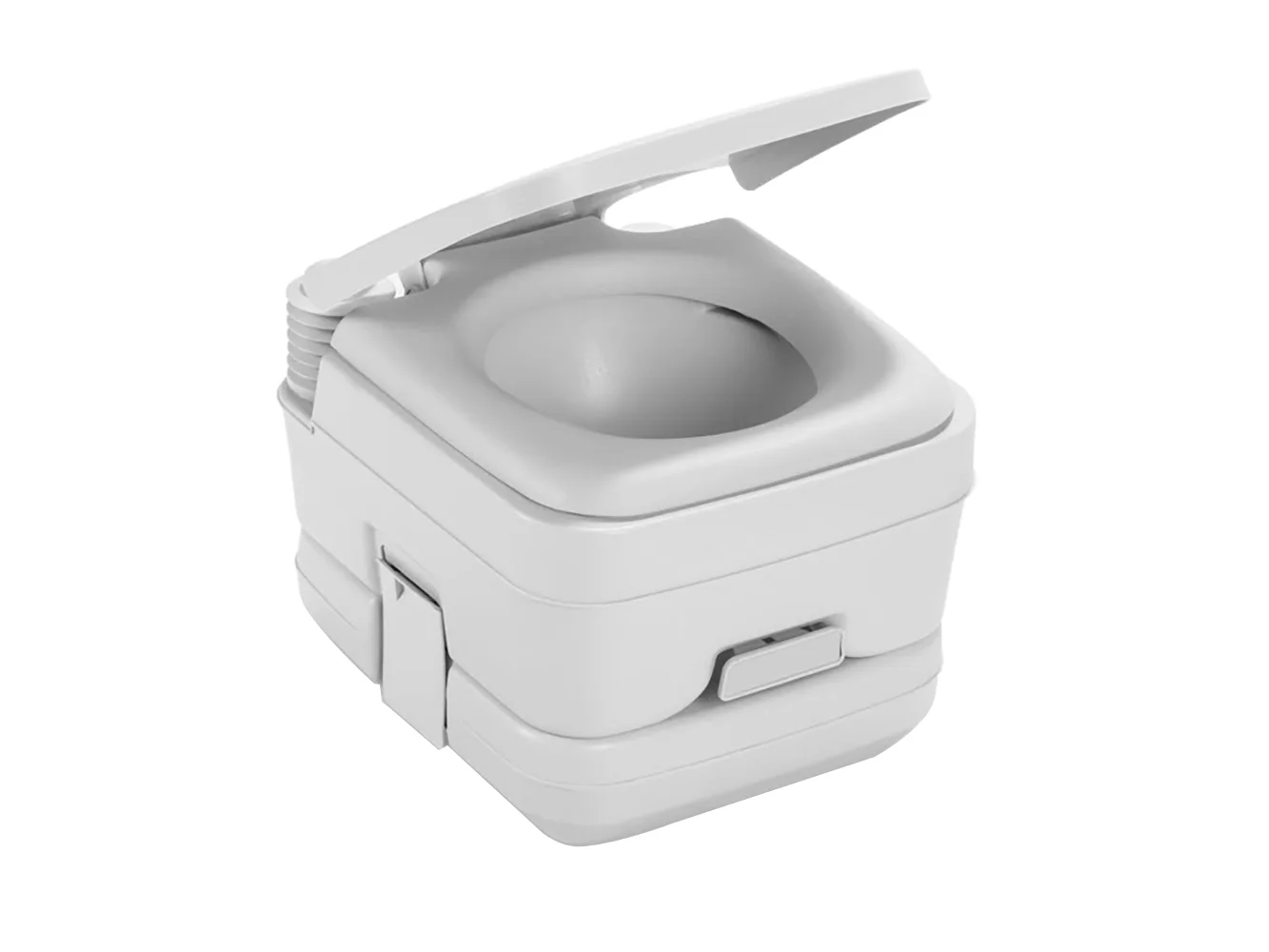 Dometic™ 964 MSD Portable Toilet w/Mounting Brackets - 2.5 Gallon - Platinum