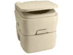 Dometic™ 965 MSD Portable Toilet w/Mounting Brackets - 5 Gallon - Parchment