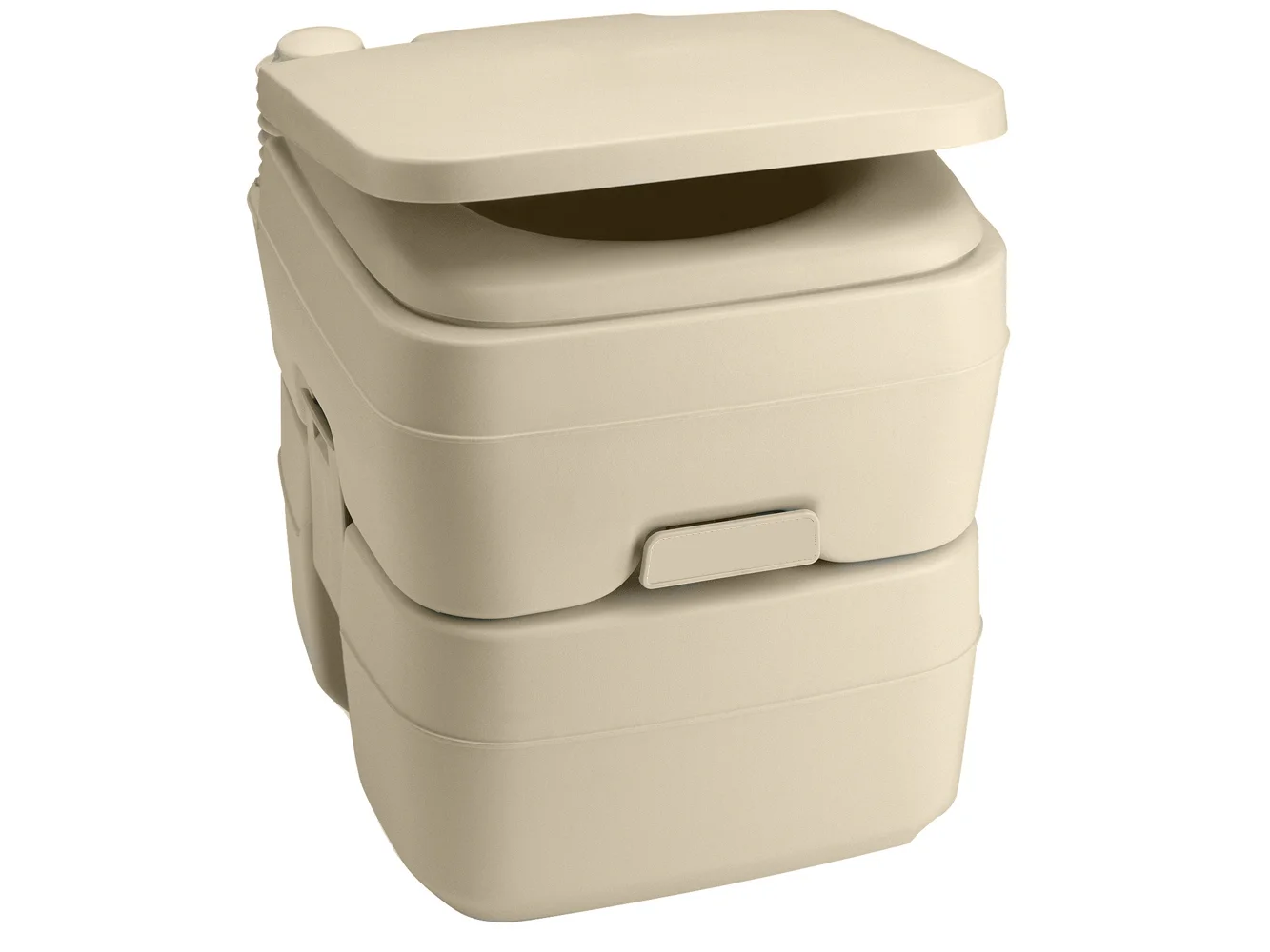 Dometic™ 965 MSD Portable Toilet w/Mounting Brackets - 5 Gallon - Parchment