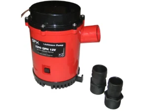 Johnson Pump 2200 GPH Bilge Pump 1-1/8" Hose 12V Threaded Port