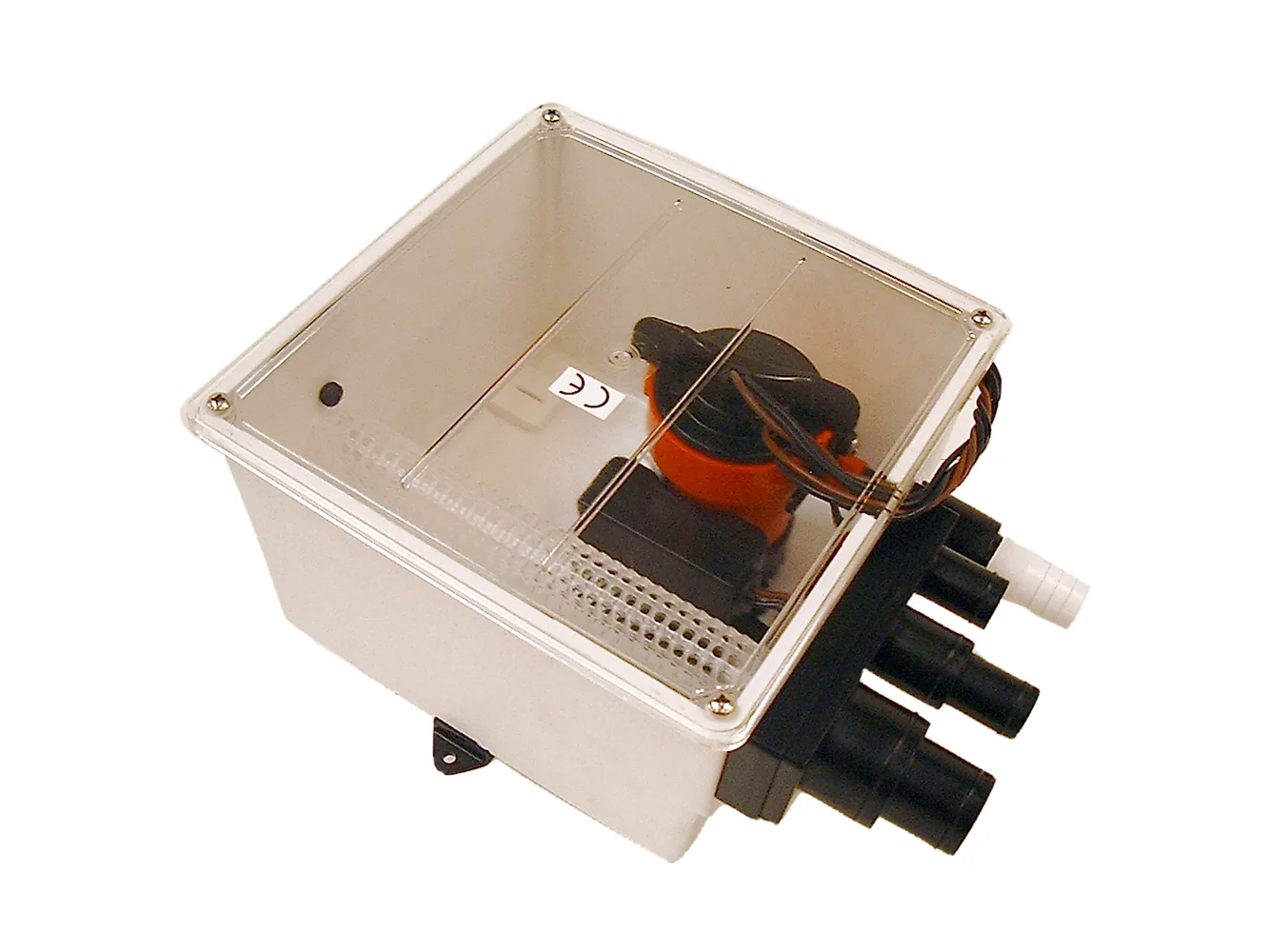 Johnson Pump 1000 GPH Multi Port Shower Sump Pump 12V w/Switch