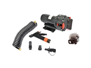 5813858138Johnson Pump Aqua Jet 5.2 GPH Washdown Pump Kit w/Hose - 12V