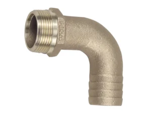 Perko 1" Pipe to Hose Adapter 90 Degree Bronze MADE IN THE USA