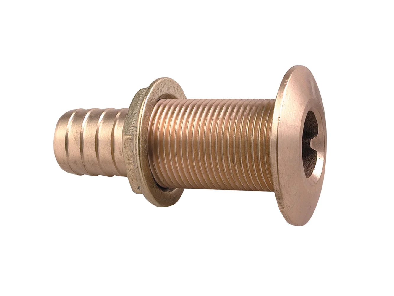 Perko 5/8" Thru-Hull Fitting f/ Hose Bronze MADE IN THE USA