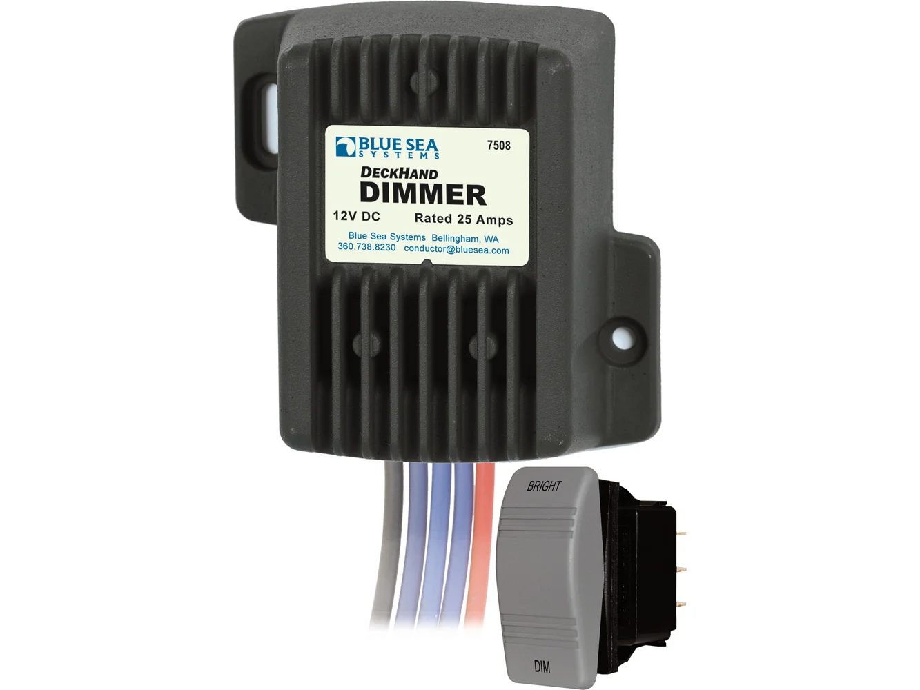Blue Sea 7508 DeckHand Dimmer - 25 Amp/12V