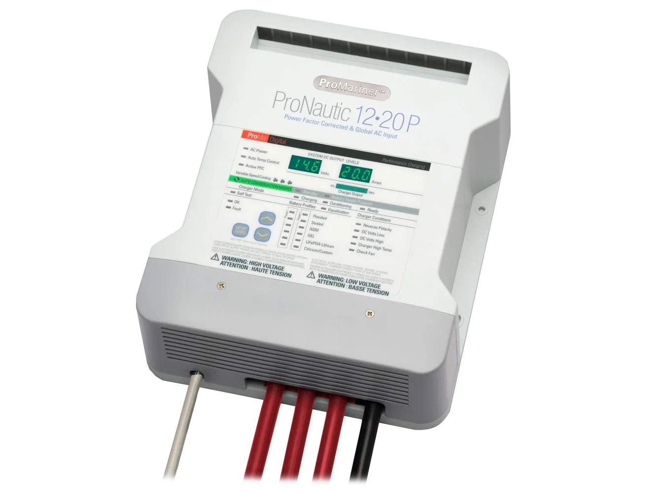 ProMariner ProNautic 1220P 20 Amp 3 Bank Battery Charger