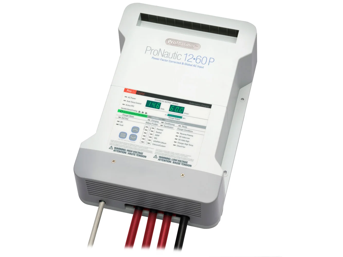 ProMariner ProNautic 1260P 60 Amp 3 Bank Battery Charger