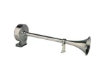 Schmitt Marine Deluxe All-Stainless Single Trumpet Horn - 24V