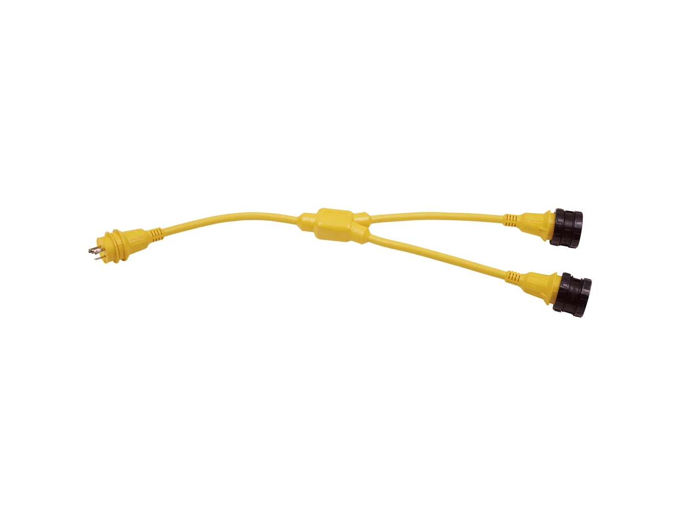 Marinco Y-Adapter, 2-30A Locking to 30A Locking