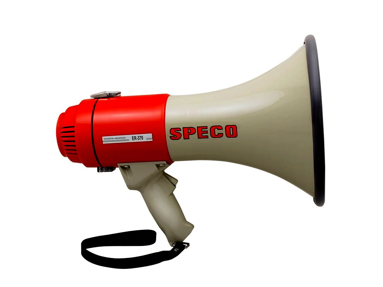 Speco ER370 Deluxe Megaphone w/Siren - Red/Grey - 16W